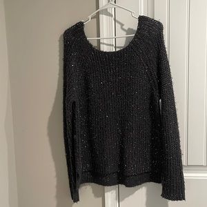Jennifer Lopez - Gray sweater with sequins throughout - size s